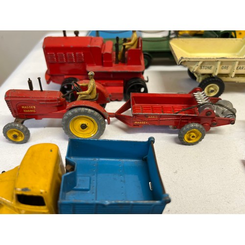 822 - A collection Dinky diecast toys to include  964 Elevator Loader, 973 Goods Yard Crane, Coventry Clim... 