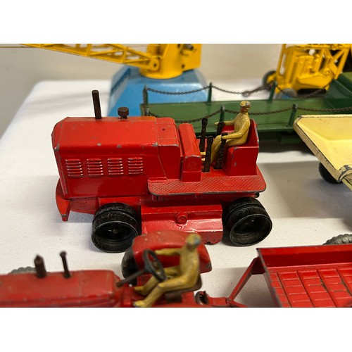 822 - A collection Dinky diecast toys to include  964 Elevator Loader, 973 Goods Yard Crane, Coventry Clim... 