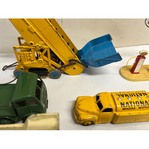 822 - A collection Dinky diecast toys to include  964 Elevator Loader, 973 Goods Yard Crane, Coventry Clim... 