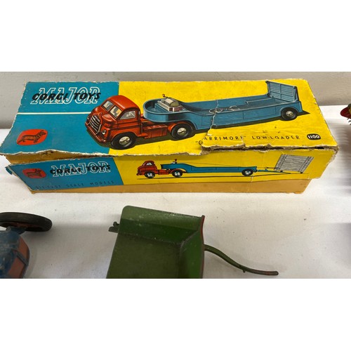 823 - Diecast toys to include Corgi, 153 Proteus Campbell Bluebird, Boxed 1100 Carrimore Low-Loader, Land ... 