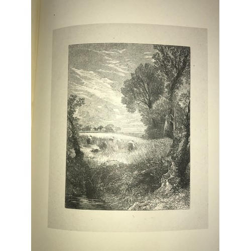 1024 - 'Birket Foster's Pictures of English Landscape', engraved by the brothers Dalziel, with pictures in ... 