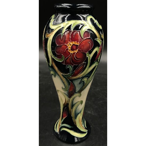 386 - A Moorcroft Fallow Field pattern vase by Rachel Bishop, 21cm high.