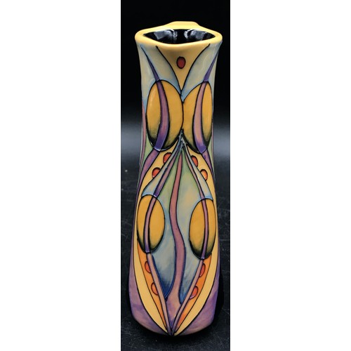 389 - A Moorcroft Pottery Jug, painted in the 'Swansong' pattern designed by Nicola Slaney, No 38. 19cm h.