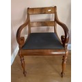 Regency mahogany armchair.