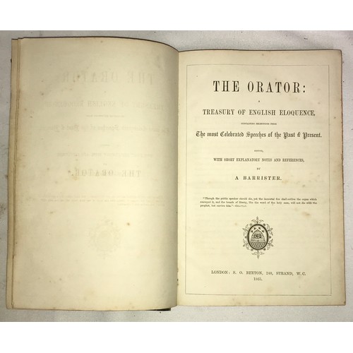 1046 - Five books to include a large illustrated national family Bible, The Operator, Imperial Speaker Trea... 