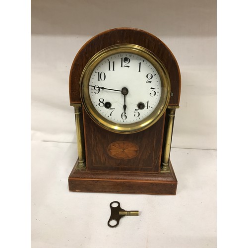 1197 - A late 19thC clock by Ansonia. Ansonia Clocks were made by a clock manufacturing business which star... 