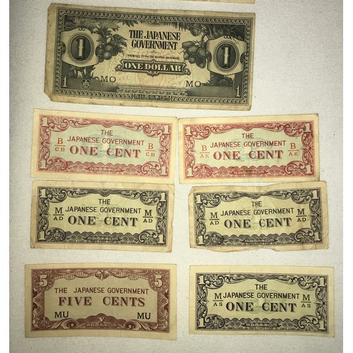 630 - A collection of Malaya and Japanese occupation of Malaya bank notes () in total to include Malaysia:... 