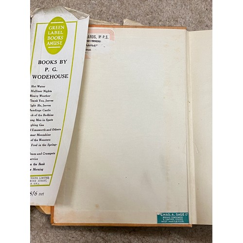 1026 - Books. First editions. Wodehouse, P.G. Joy in the Morning. Herbert Jenkins Ltd (1947). (8)