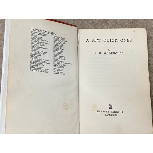 1026 - Books. First editions. Wodehouse, P.G. Joy in the Morning. Herbert Jenkins Ltd (1947). (8)