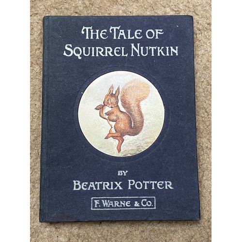 1032 - Books. Potter, Beatrix. The Tale of Squirrel Nutkin. F. Warne & Co. 1903. 3rd printing with ‘Author ... 