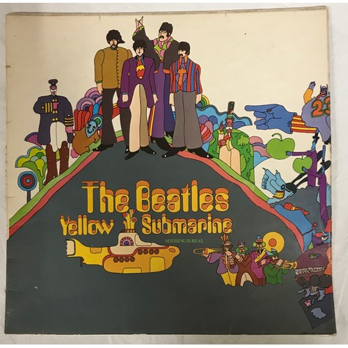 907 - Beatles interest. Two album covers, 'The Beatles Yellow Submarine' and 'Sgt Pepper's Lonely Heats Cl... 