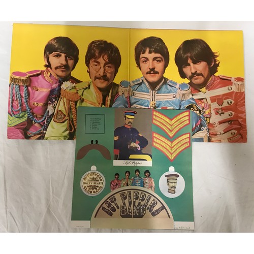 907 - Beatles interest. Two album covers, 'The Beatles Yellow Submarine' and 'Sgt Pepper's Lonely Heats Cl... 