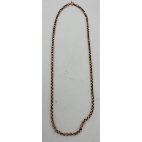 421 - Nine carat gold chain necklace, weight 6.1gm, length 47cm.