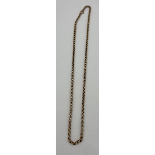 421 - Nine carat gold chain necklace, weight 6.1gm, length 47cm.