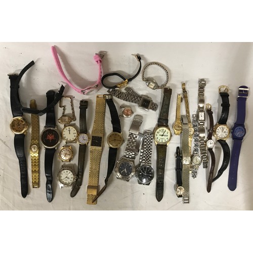 671 - A collection of watches to include some by Regency, Citizen, Sekonda and Lorus.