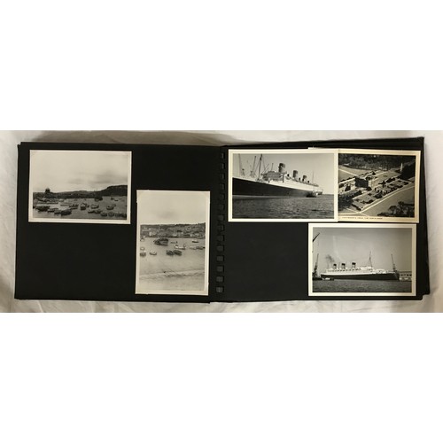 905 - An album of old postcards to include several from 1914 with coded messages, humorous cards, topograp... 