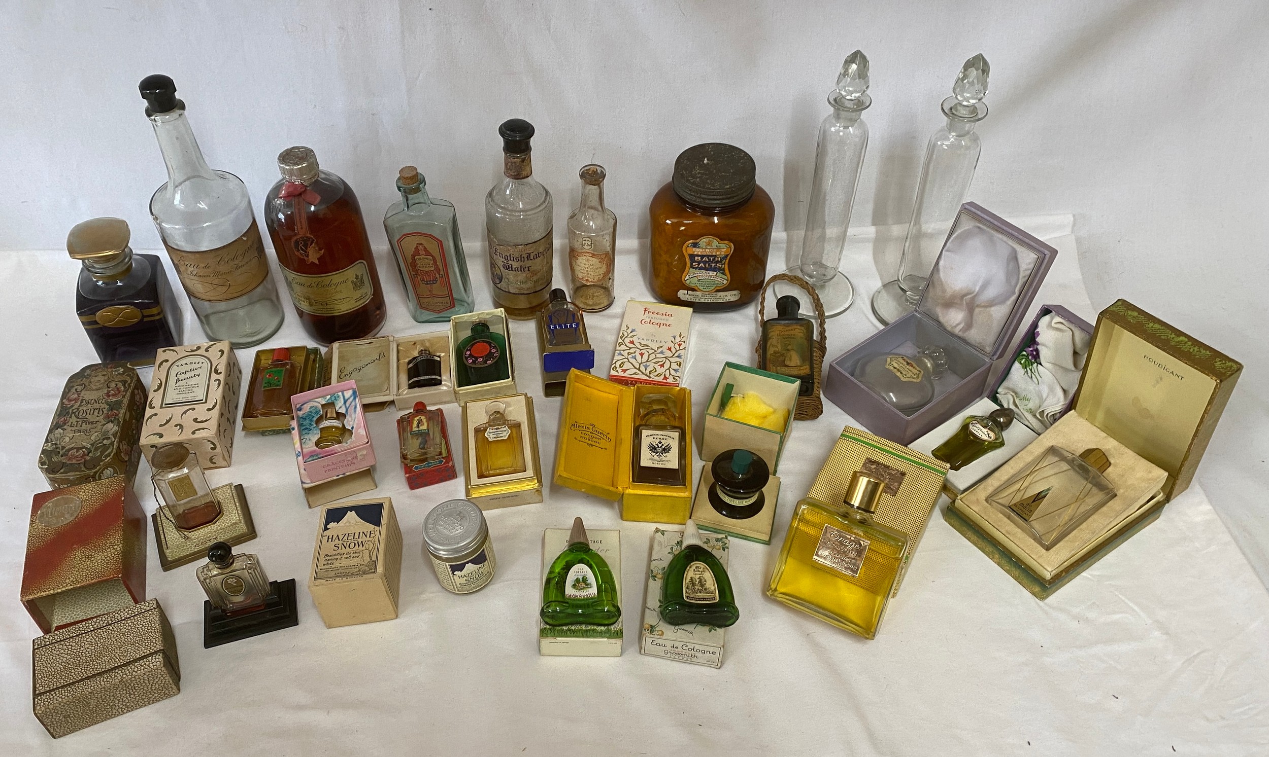 Vintage Lot of 11 Miniature Perfumes & Bottles 