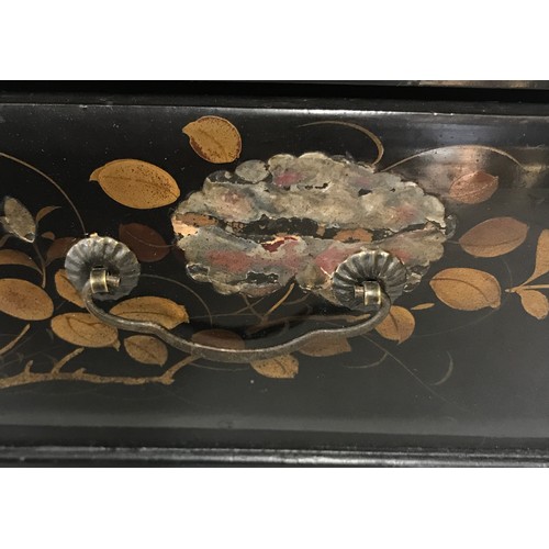 931 - An early 20thC Chinese jewellery cabinet 33.5w x 16d x 54cm h.