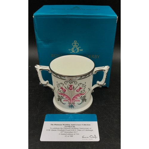 168 - Limited edition Royal Crown Derby to include 2 x Royal Baby Rocking Horses to celebrate the birth of... 