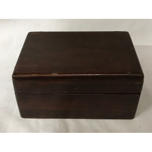 793 - Selection of four boxes largest 40cm x 24cm x 17cm. None are fitted out but largest one is inlaid. O... 