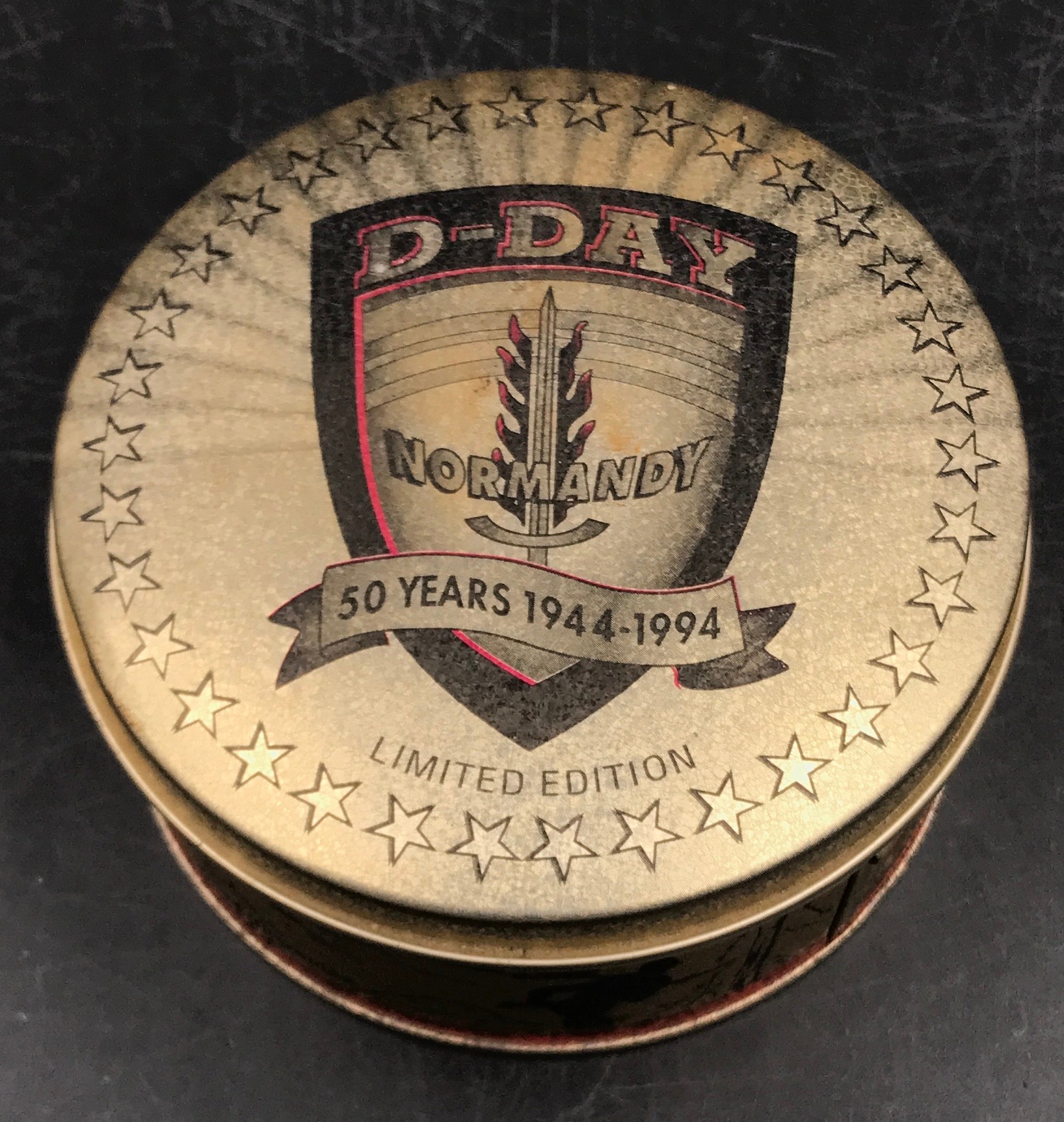 50th Anniversary of D-Day Normandy, the crackled black Zippo