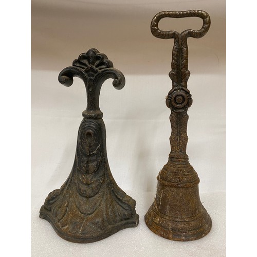 1009 - Pair of 19thC door stops tallest 36cm.