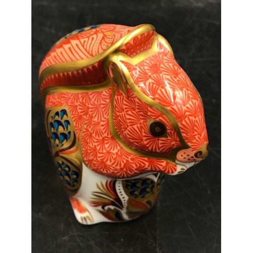 222 - Royal Crown Derby paperweights to include Honey Bear with gold stopper, Squirrel with gold stopper, ... 