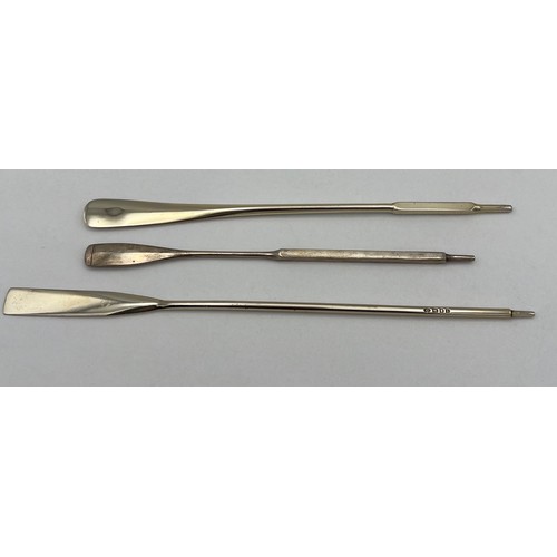 719 - Three presentation prize oars. One Birmingham silver 1934 by Navy, Army and Airforce institute inscr... 