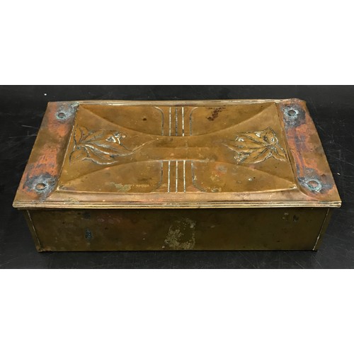 787 - Three boxes to include one wooden jewellery box with brass work, handle and fitted red lined interio... 