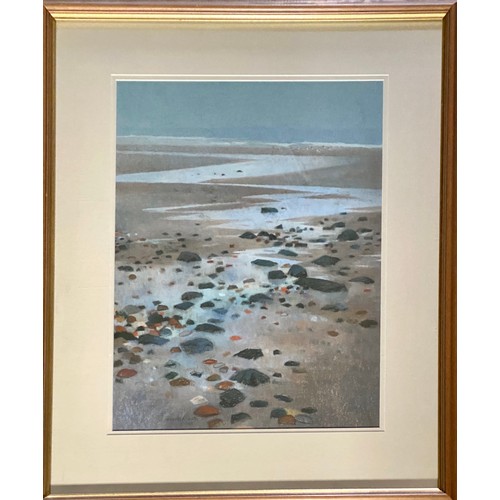 1158 - Elizabeth A Smith PPRSMA (1950) Low Tide, pastel, signed and dated lower left 1993. Image 47 x 35cm.... 