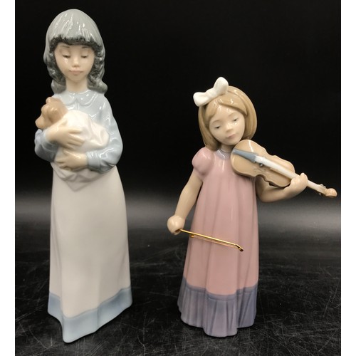 108 - A collection of Lladro Nao figurines to include  