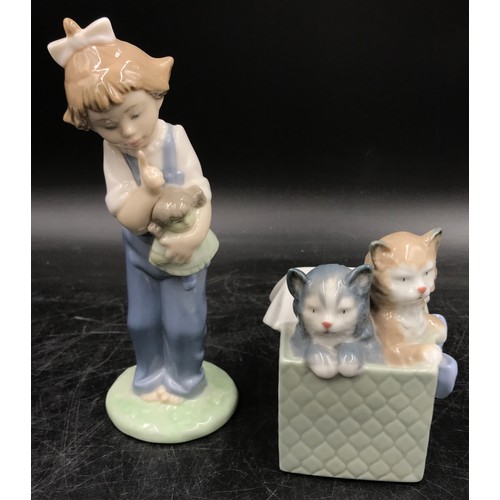 108 - A collection of Lladro Nao figurines to include  