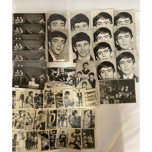 980 - Beatles interest. A collection of 46 Beatles Chewing Gum cards with photographs and printed signatur... 