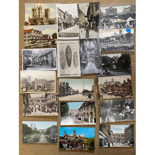 893 - Postcards, a Lincolnshire collection of approx. 500 older postcards to include Mablethorpe, Skegness... 