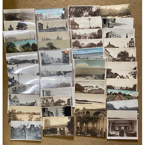 893 - Postcards, a Lincolnshire collection of approx. 500 older postcards to include Mablethorpe, Skegness... 