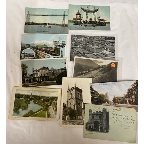 895 - A large quantity of post cards, subjects to include topographical: Loughborough (22), Kent, Sussex, ... 