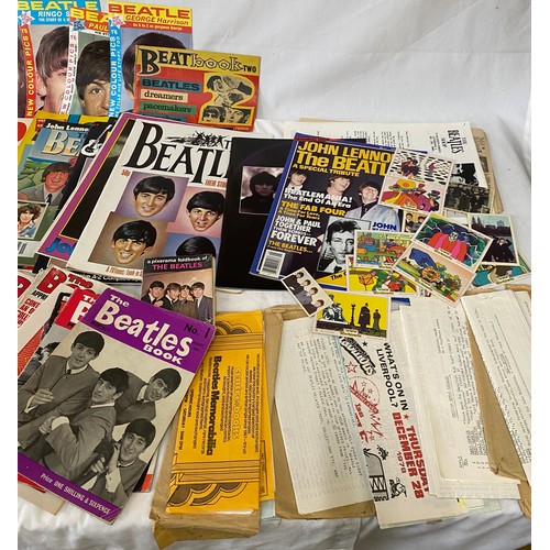 896 - Beatles Interest. A large quantity of Beatles memorabilia to include: Six pieces of original Beatles... 