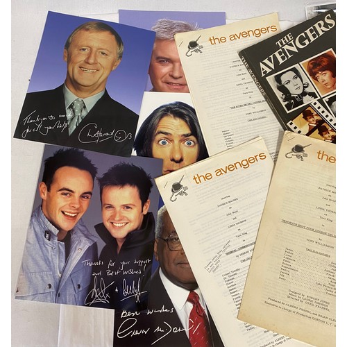 898 - Cinema, television and music memorabilia to include: The Avengers programme information scripts, vin... 