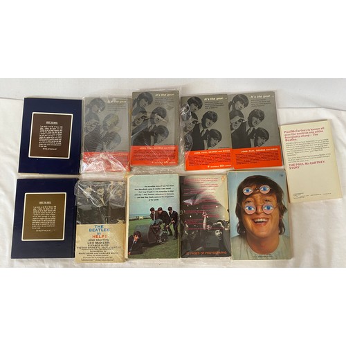 798 - Beatles Interest. A selection of Beatles paperback books to include: The Beatles in Help 1965, A Har... 