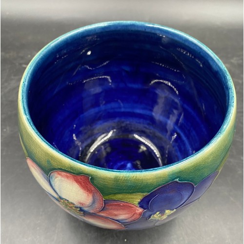 124 - A Moorcroft bowl. 11.5cm h x 12cm d.