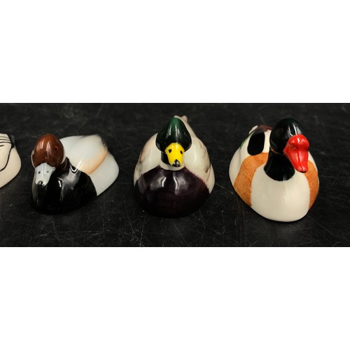 130 - Collection of six Beswick ducks to include Pochard, Shelduck Mallard, Goldeneye, King Eider and Teal... 