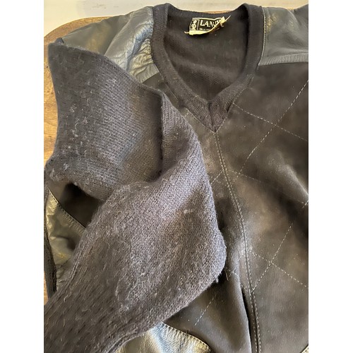 875 - A vintage Lanvin camel, wool and poly acrylic sweater retailed in Cannes. 51cm underarm to underarm,... 