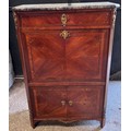 A Good quality 18thC French secretaire abattant with ormolu mounts. Stamped with monogram JME La Jur... 
