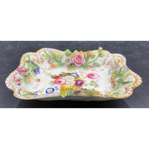 153 - A small ceramic trinket dish late 19th C