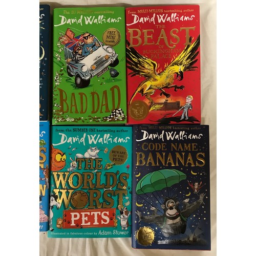 807 - Ten David Walliams First Edition hard back children books to include 