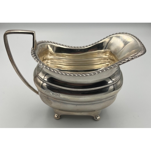 782 - A silver jug by Walker & Hall 1933. 197.5gm.