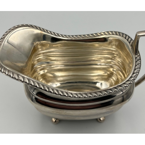 782 - A silver jug by Walker & Hall 1933. 197.5gm.