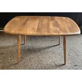 A mid century Ercol elm occasional table, possibly. 73 x 45 x 45cm h.