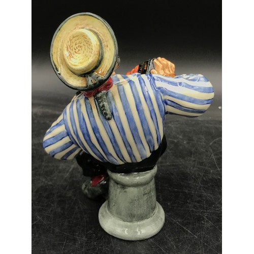 204 - A Royal Doulton figure 'Jolly Sailor' HN2172 16cm h along with two Royal Doulton figures 'Pearly Boy... 