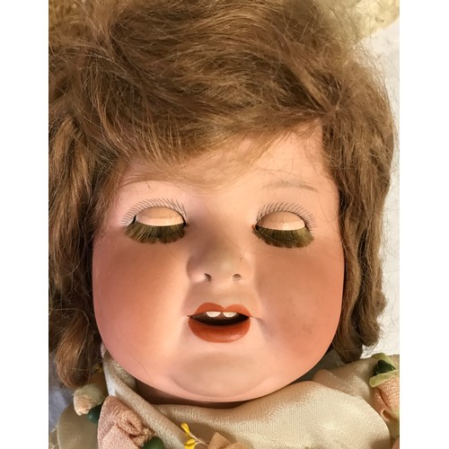 893 - An Armand Marseile/Koppelsdorf bisque head doll with 'A.M. Koppelsdorf, Germany 996 A.7.M' marked to... 